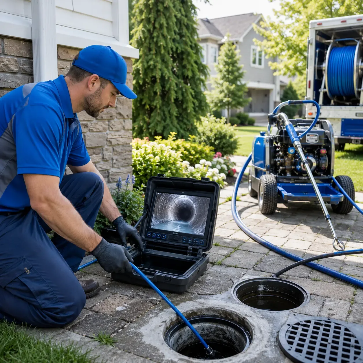 Outdoor drain cleaning professionals serving New Windsor, MD